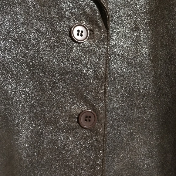 Sorbe’ Leather metallic jacket - Picture 5 of 8
